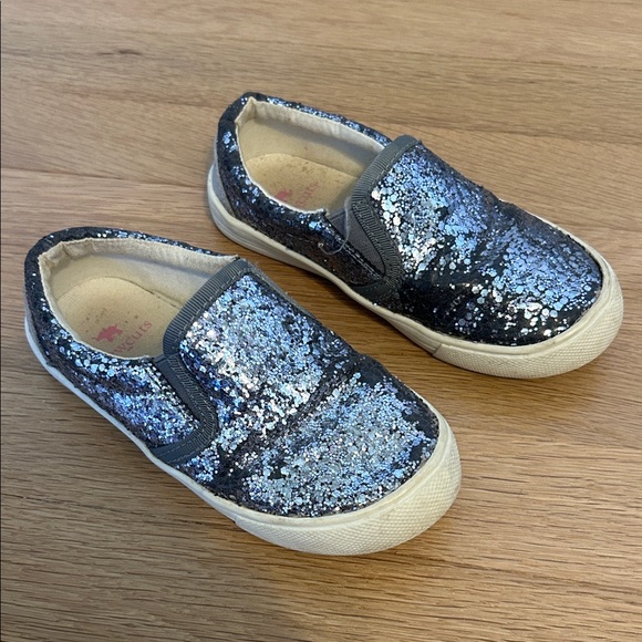 CrewCuts Silver Kids Slip-On Shoes - Picture 2 of 8